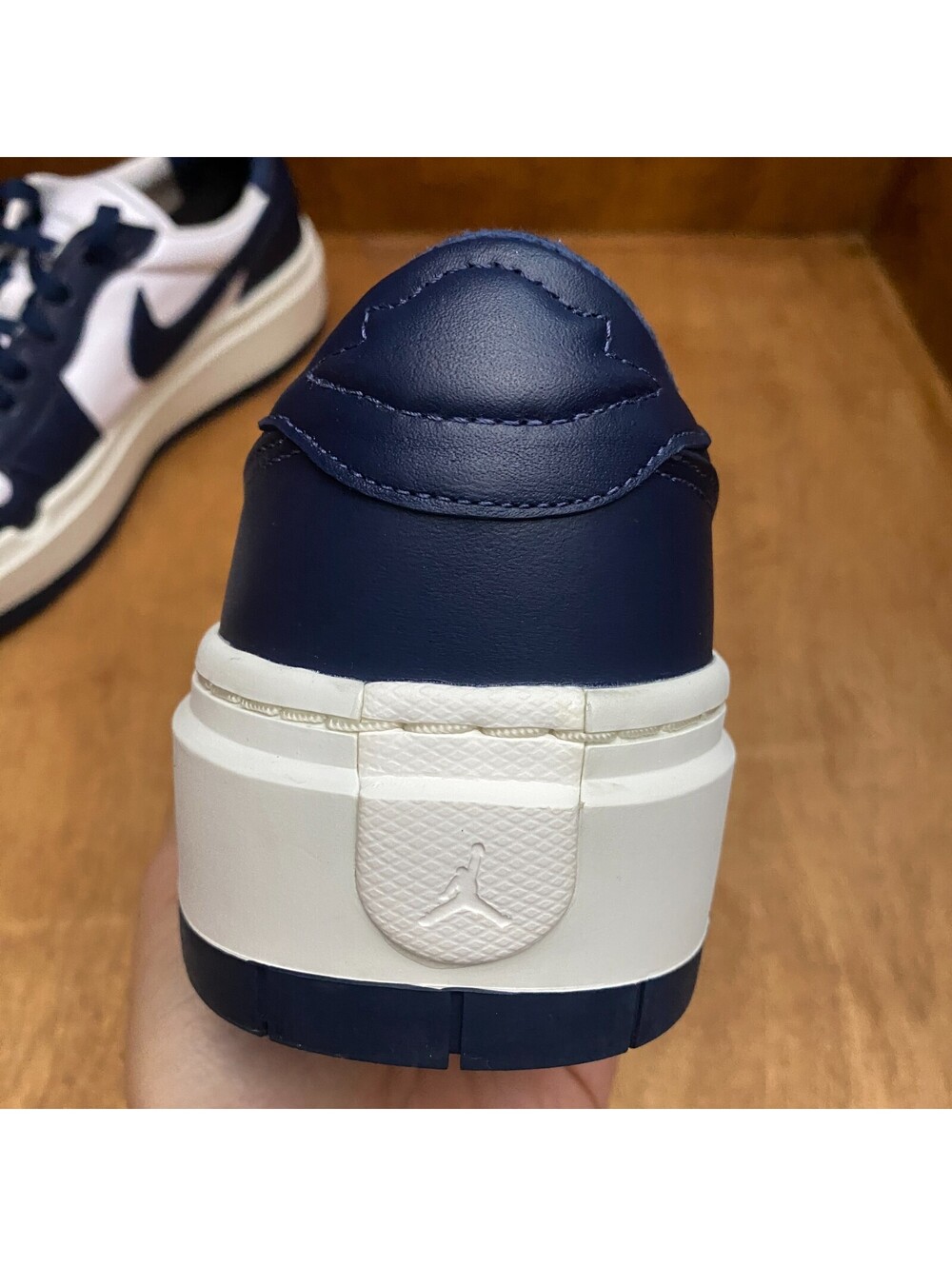 Nike Air Jordan 1 Elevate Low Shoes Womens 11.5 Navy White Sneakers DH7004-141 - Picture 13 of 15